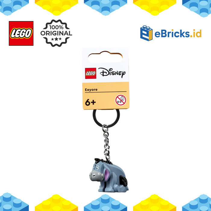 Lego Disney 854203 Eeyore Key Chain Gantungan Kunci