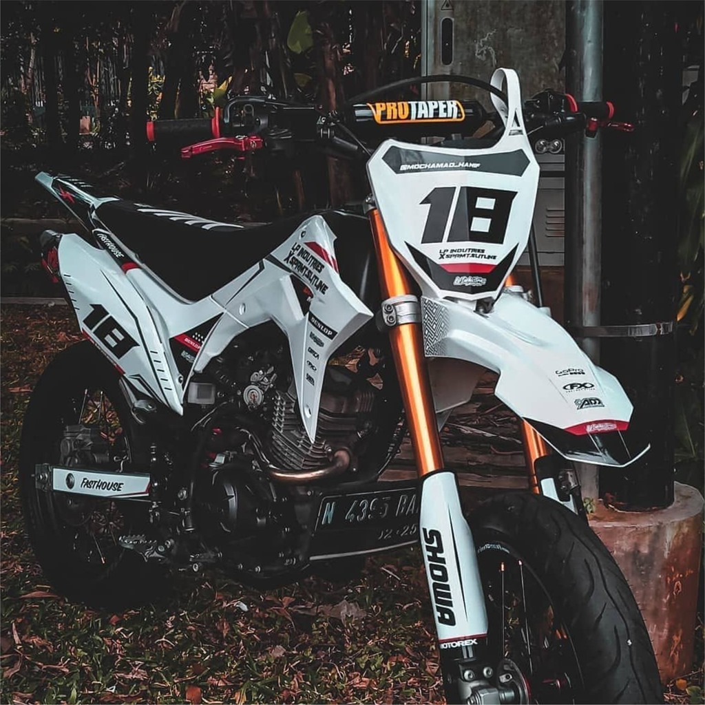 DECAL CRF150L DOFF GLITER CUTOM DESAIN