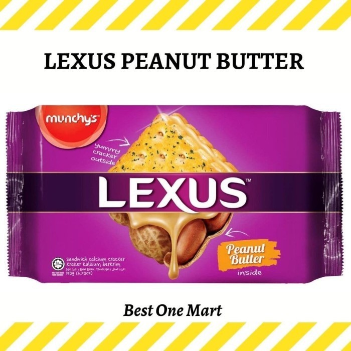 

Biskuit Kacang Lexus Munchy's / Munchys Lexus Peanut Butter 190 g