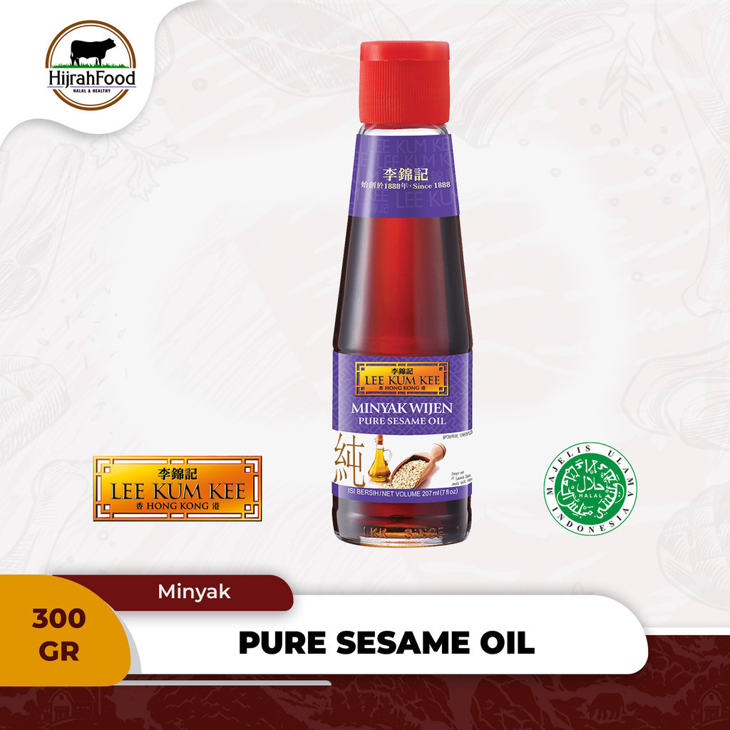 

Lee Kum Kee Pure Sesame Oil 207 ml Minyak Wijen Murni Masak