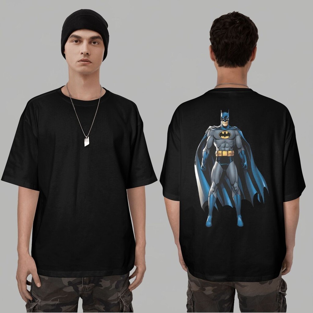 Batman Baju Kaos Keren Cowok Distro Terbaru 2024 Kaos Oversize Lengan Pendek Baju Distro Cowok Kaos 