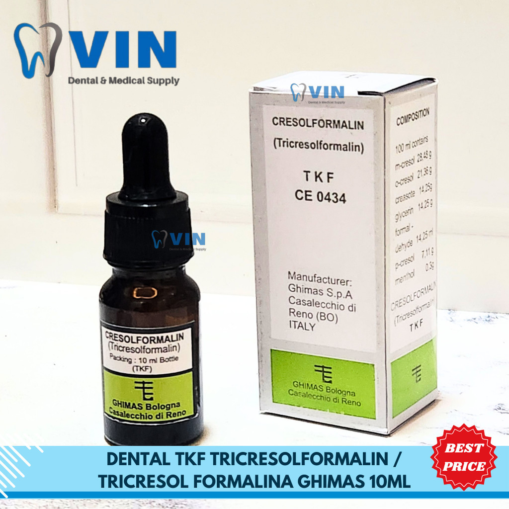 Dental tricresol formalina / TKF ghimas / medikamen saluran akar endo