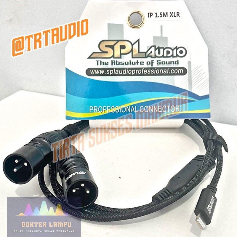 SPL Audio Connector usb Type C/IPHONE to XLR 1.5 meter