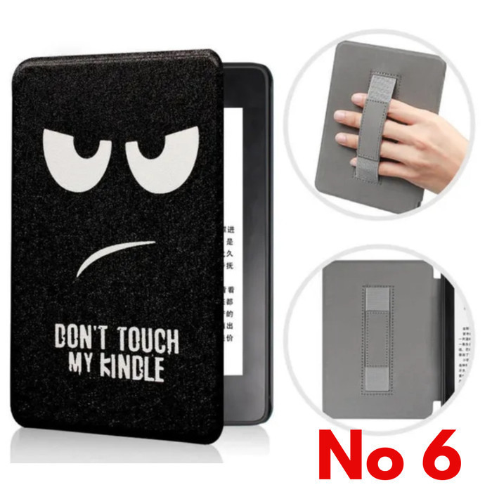 

Smart Cover Case Kindle Paperwhite 10th Leather Casing Handgrip Hard - No 6