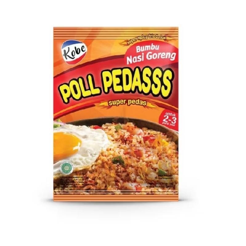 

Kobe Bumbu Nasi Goreng Poll Pedas