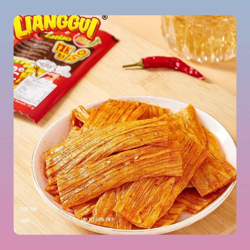 

[Barang terlaris]LIANGGUI| SKIN LATIAO / FINGER LATIAO / CEMILAN VIRAL Cemilan Yang Lagi VIRAL Import Dari CHINA150g per bungkus