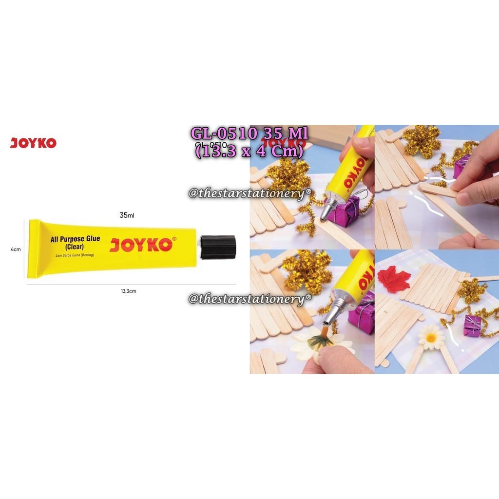 

(1 Biji) GROSIR Liquid Glue Joyko GL-0510 35 Ml All Purpose Glue / Liquid Glue Lem Kertas Cair Joyko GL0510 / Joyko GL 0510