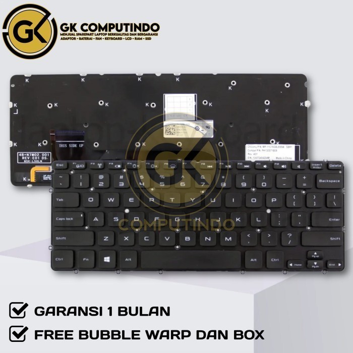 Keyboard Dell XPS 12 9Q22 9Q23 9Q33 9Q34 9333 L221X MH2X1 P29G