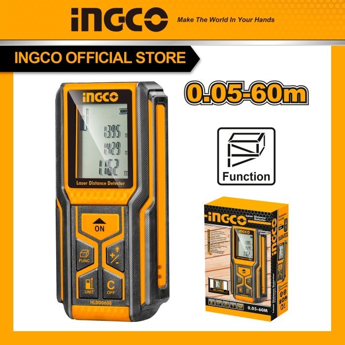 Meteran Elektrik Laser 60M INGCO HLDD0608