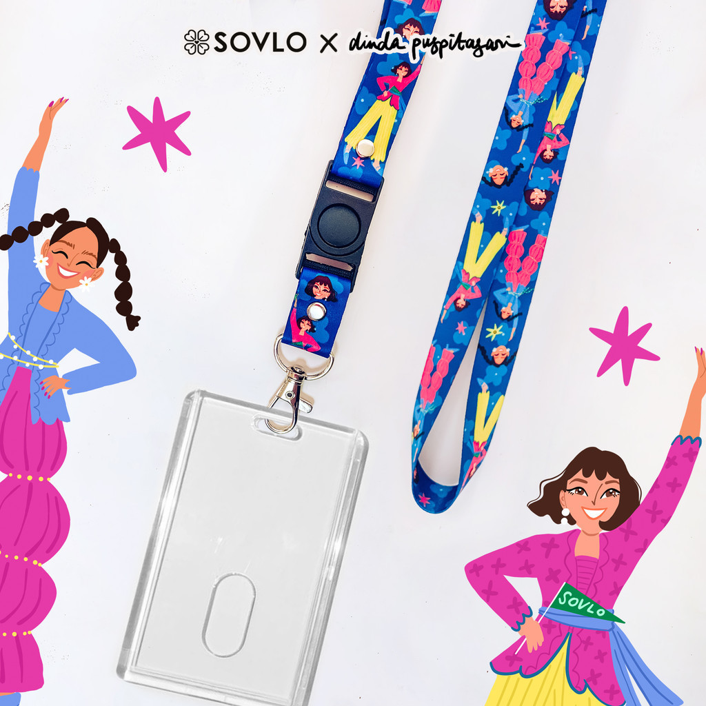 

Sovlo x Dinda Puspitasari - Tali Gantungan Lanyard ID Card + Case