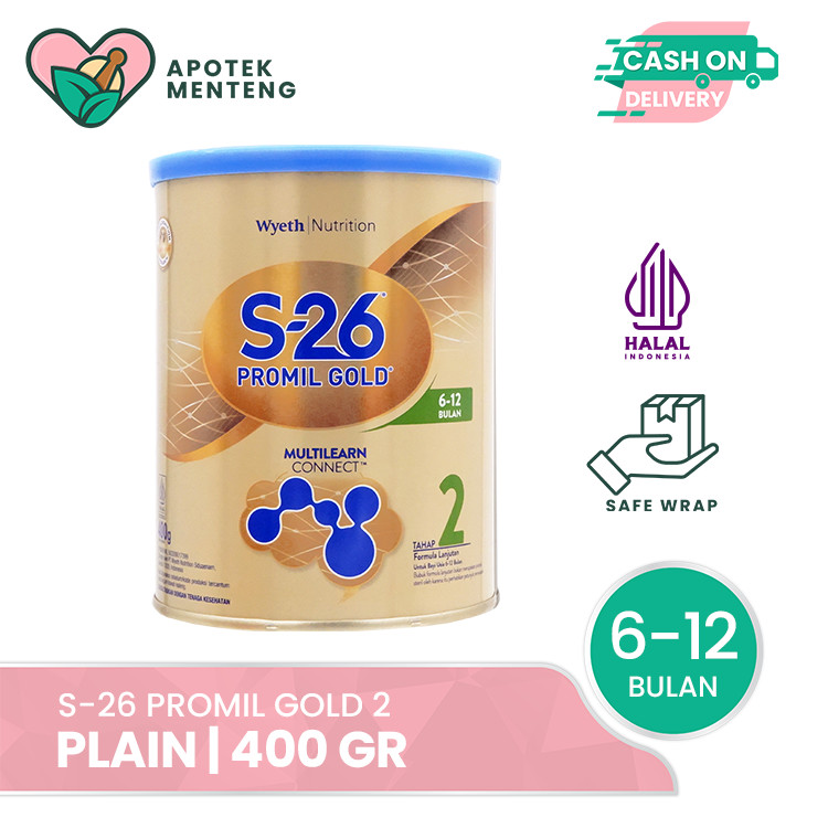 S-26 Promil Gold 2 400 gr - Susu Formula Bayi Lanjutan