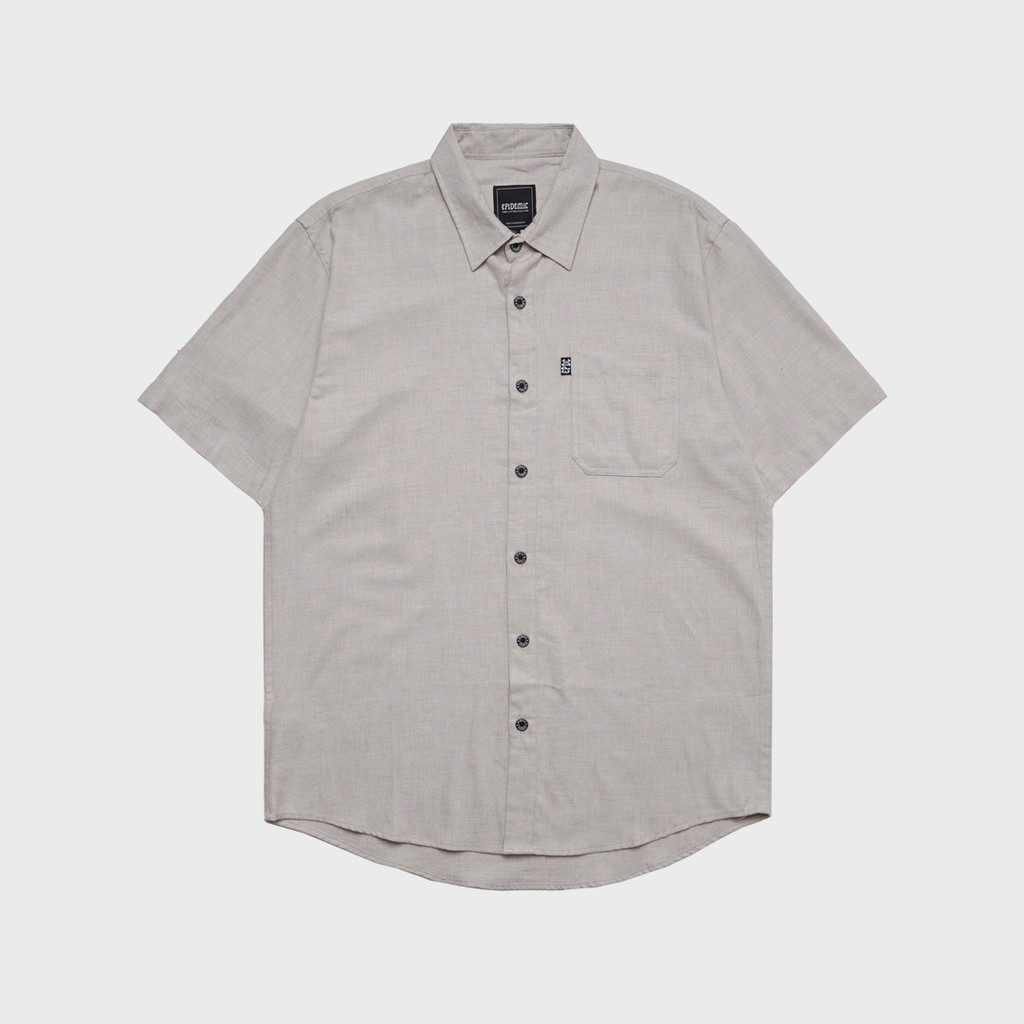 Epidemic Short Shirt | Flannel Genoa Cream