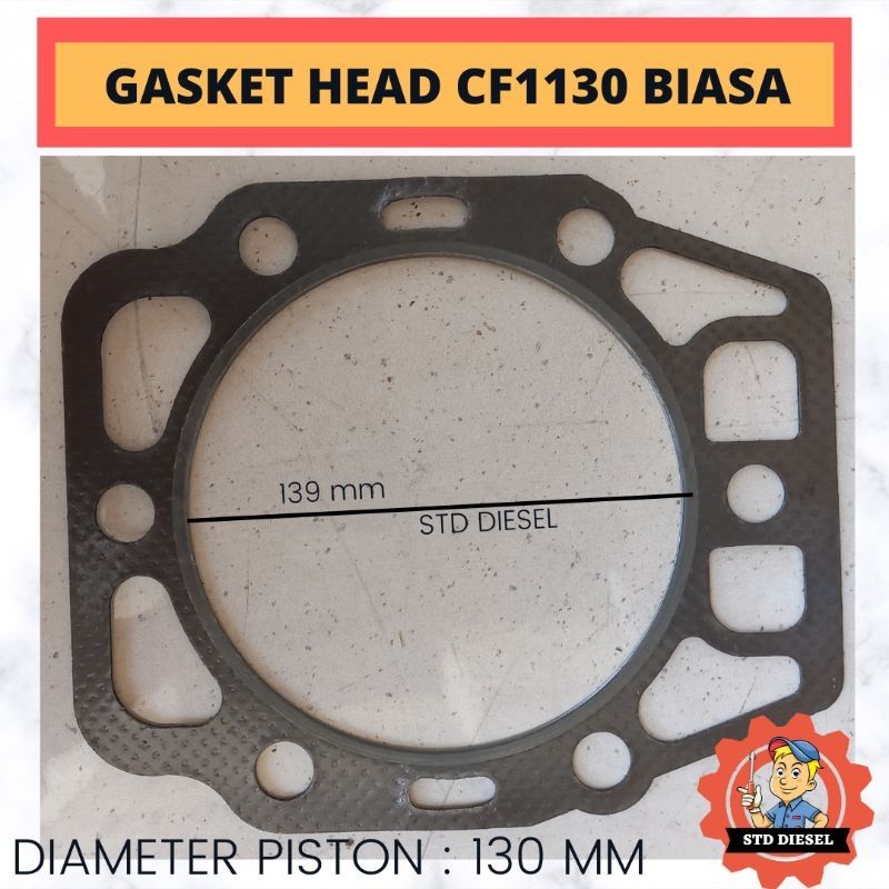 GASKET HEAD CF1130 1130 CANG FA JANG FA 30 HP PK PAKING SILINDER KOP DIESEL ENGINE MESIN DISEL  MERK