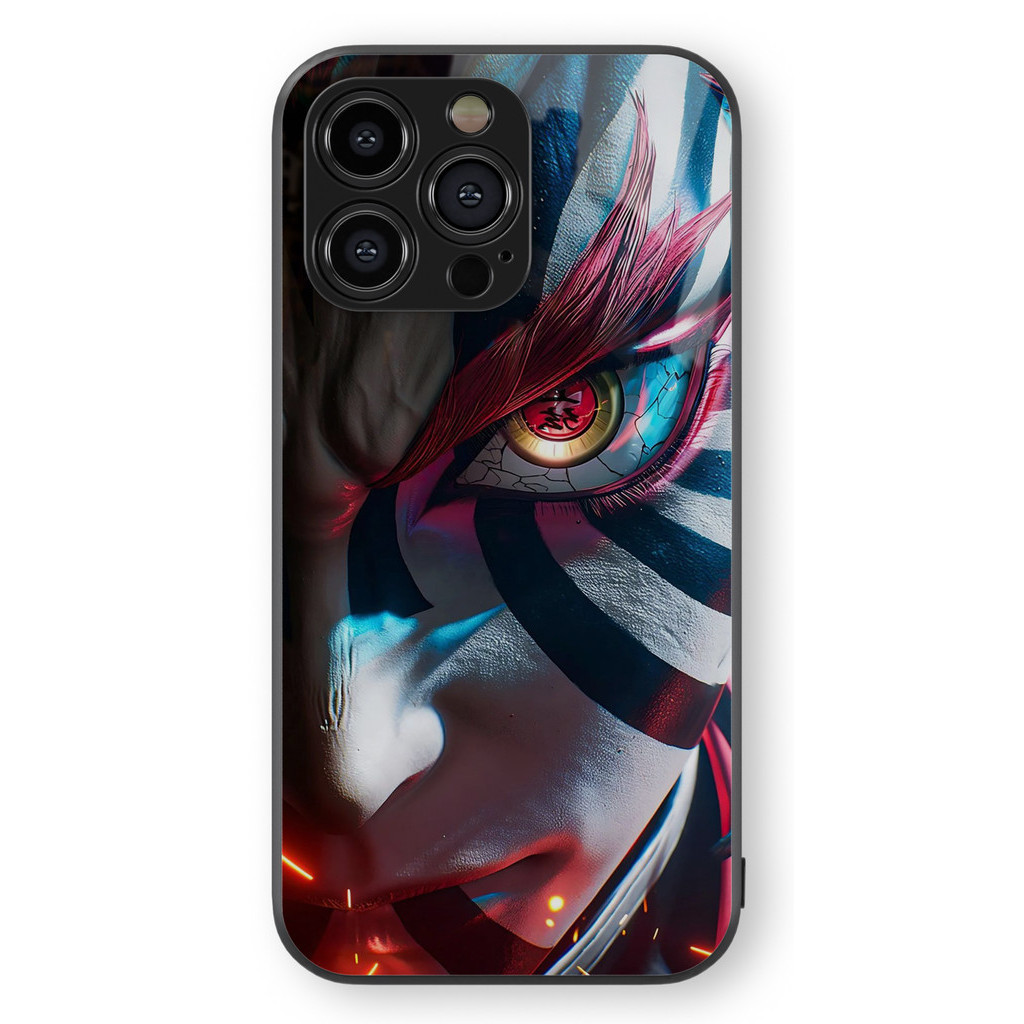 Casing Handphone AKAZA Demon Slayer untuk Android & iPhone 7/8/7plus/8plus/xr/x/xs/11/12/13/14/15/pl