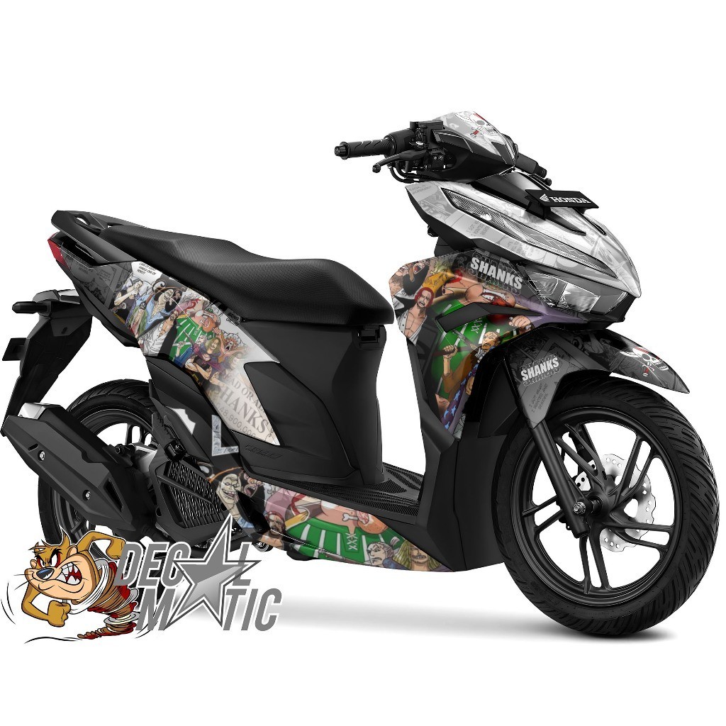 Decal Vario125 NEW Full Body Stiker Full Body Motor Honda Vario 125 New 2023 2024 - One Piece 5