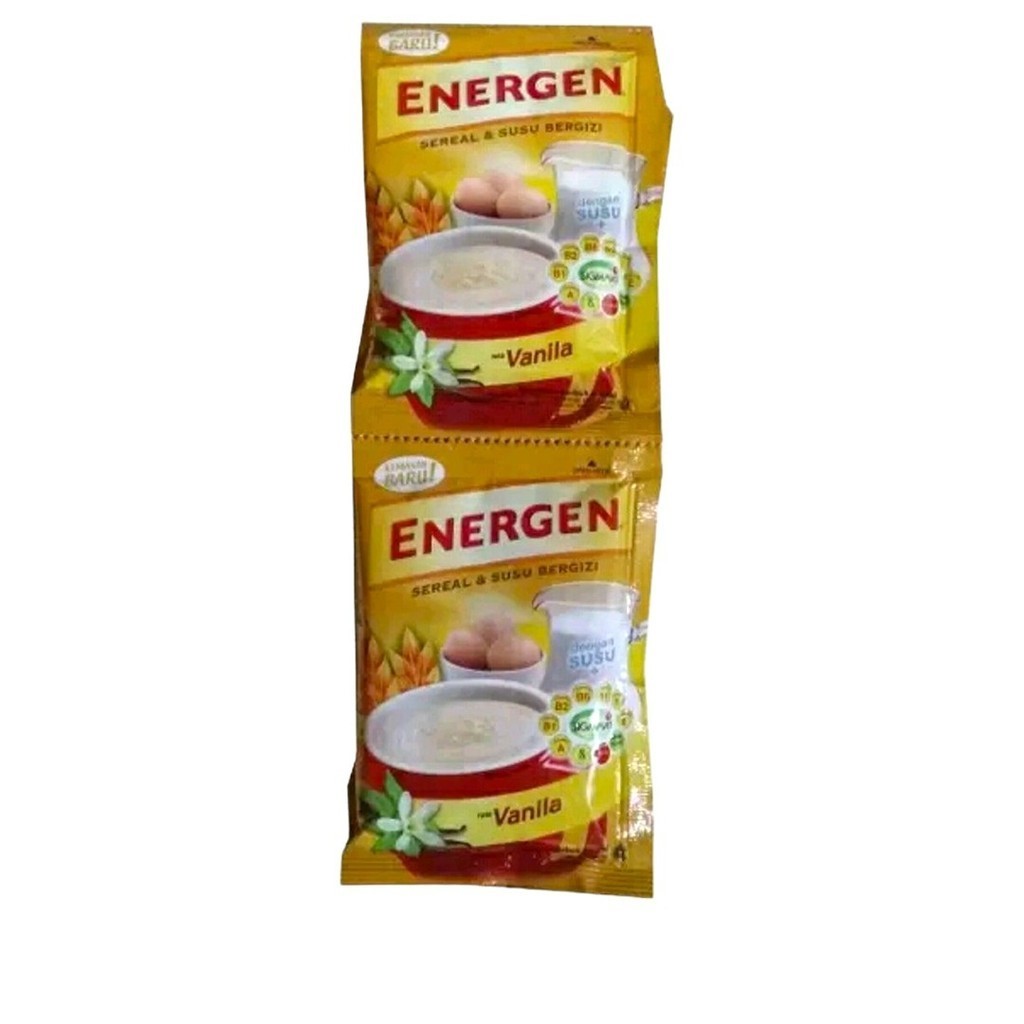 

Energen sereal cereal coklat cokelat chocolate vanila vanilla isi 10 sachet 1 renceng renteng