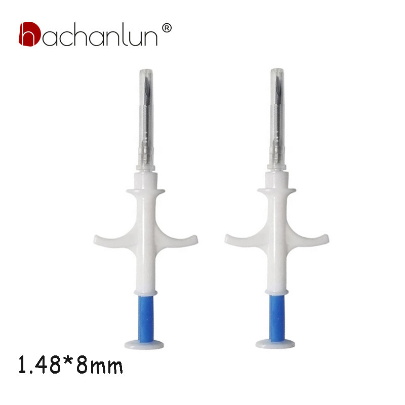 1.4*8mm 134.2khz Pet Microchips Disposable Animal Chip Fdx-B Pig Syringe Pet Id Injector Syringe Nee