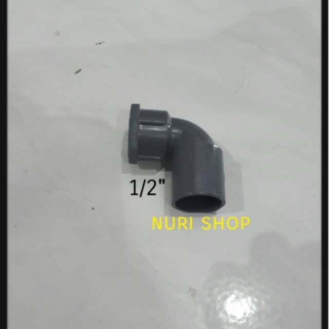 Keni drat dalam/ elbow drat dalam/ KDD/ Faucet elbow pvc 1/2"