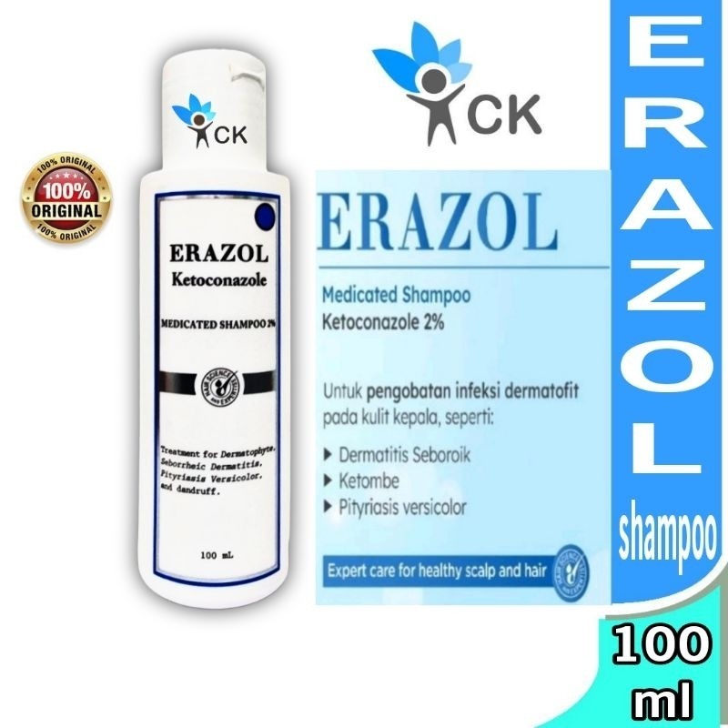 ERHA - ERHAIR ERAZOL SHAMPOO 100 ML shampoo anti ketombe