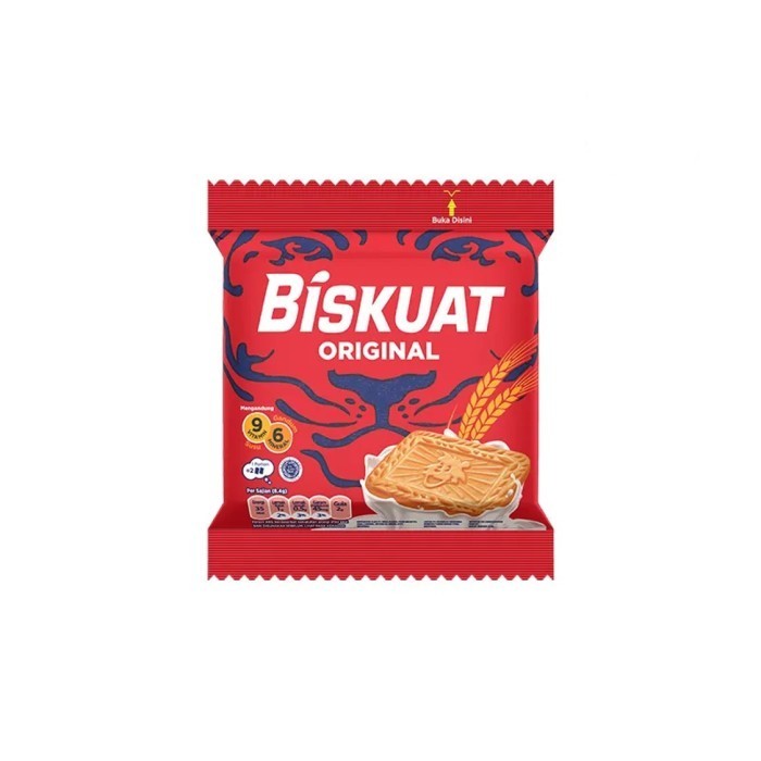 

Biskuat Biskuit Original 8.4g Isi 10pcs Cemilan Murah dan Enak