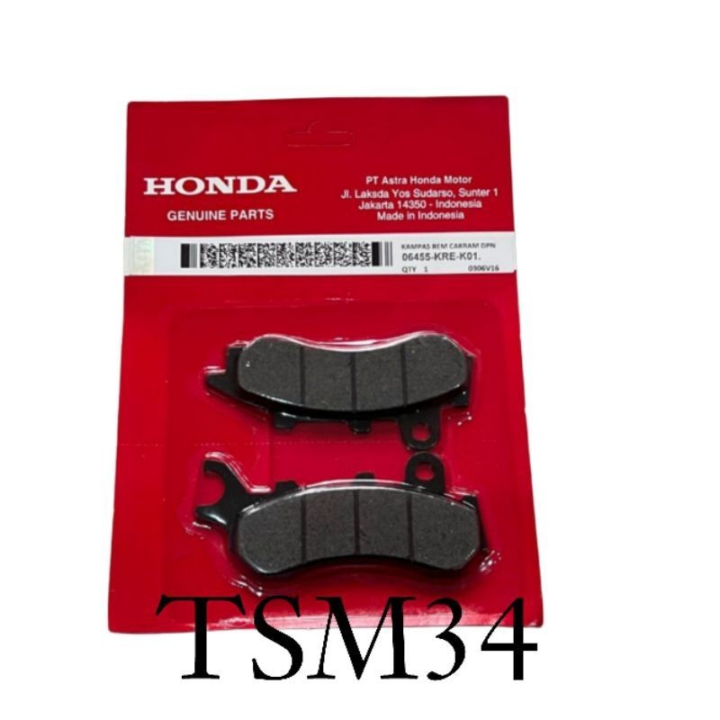 dispat kampas rem depan pcx150new kampas rem depan pcx 150 kre
