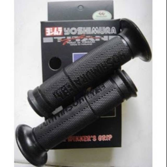 [ DELSER MOTOR ] SARUNG GAS YOSHIMURA MOTOR GRIP STANG KARET LEMBUT HANDFAT HANDGRIP BEAT MIO VARIO 