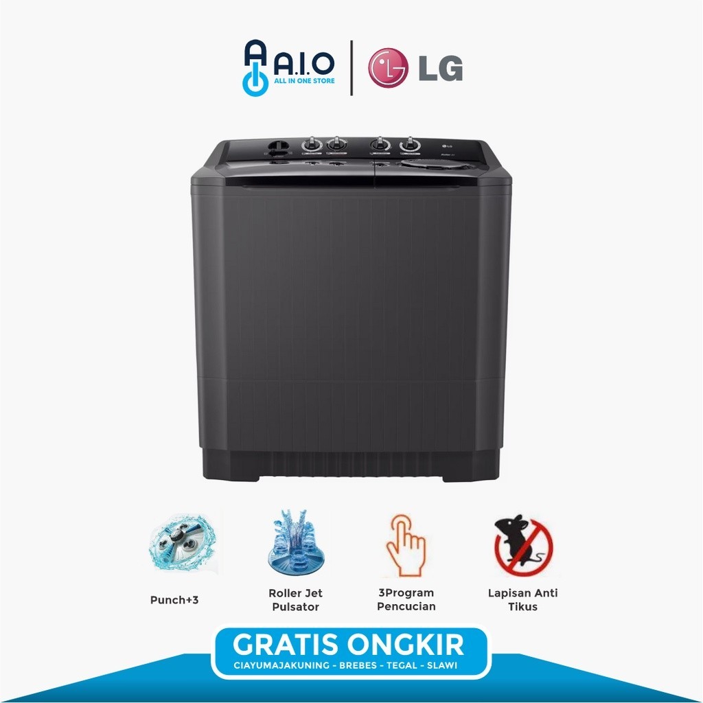 LG - MESIN CUCI 2 TABUNG 15 KG - P1500RTM