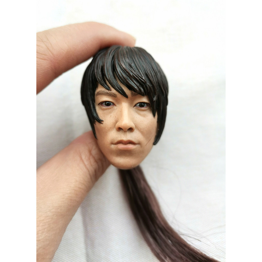 1/6 Swordsman HIMURA KENSHIN Satoh Takeru Head Sculpt Model DIY 12'' Action Figure Doll