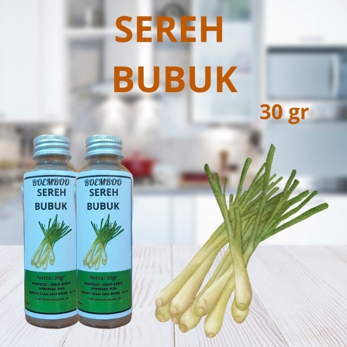 

BOEMBOO Lemongrass Powder / Sereh / Serai Bubuk 35gr