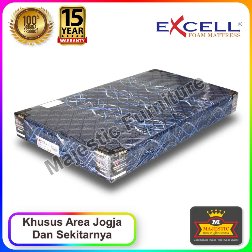 kasur Busa Excell Grand Titanium - 90/100/120/140/160/180 - Tebel 20cm - Jogja