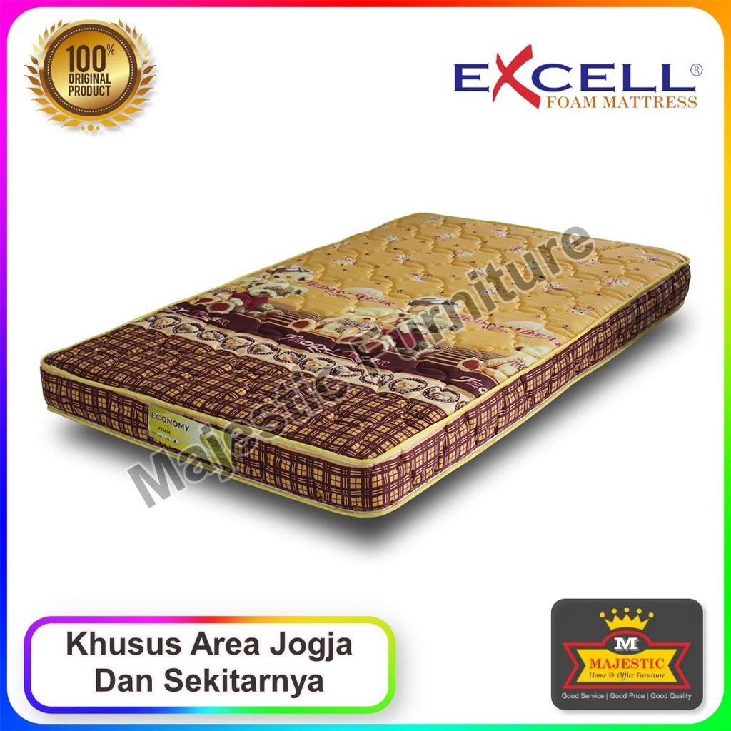 Kasur Busa Excell Economy Quilting - 90/100/120/140/160/180 - Tebel 18cm - Jogja