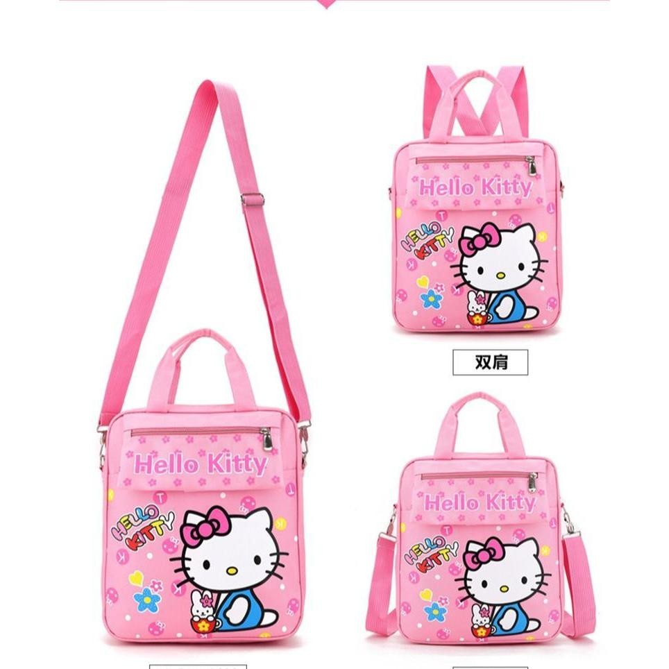 TERMURAH- Tas Anak Perempuan SD Ransel Karakter kucing 3in1 Backpack Anak Sekolah Tas Anak Perempuan