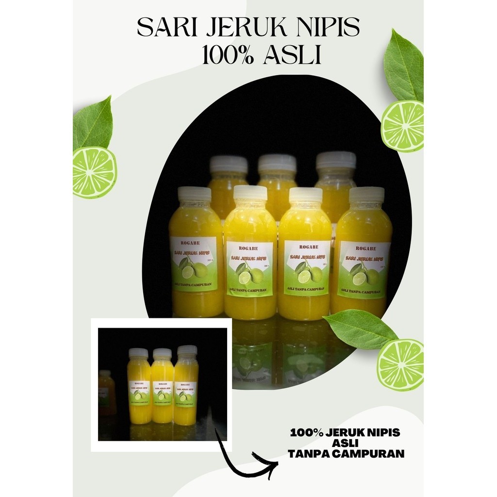 

Perasan Jeruk Nipis 100% Murni / Sari Jeruk Nipis / Original / S N