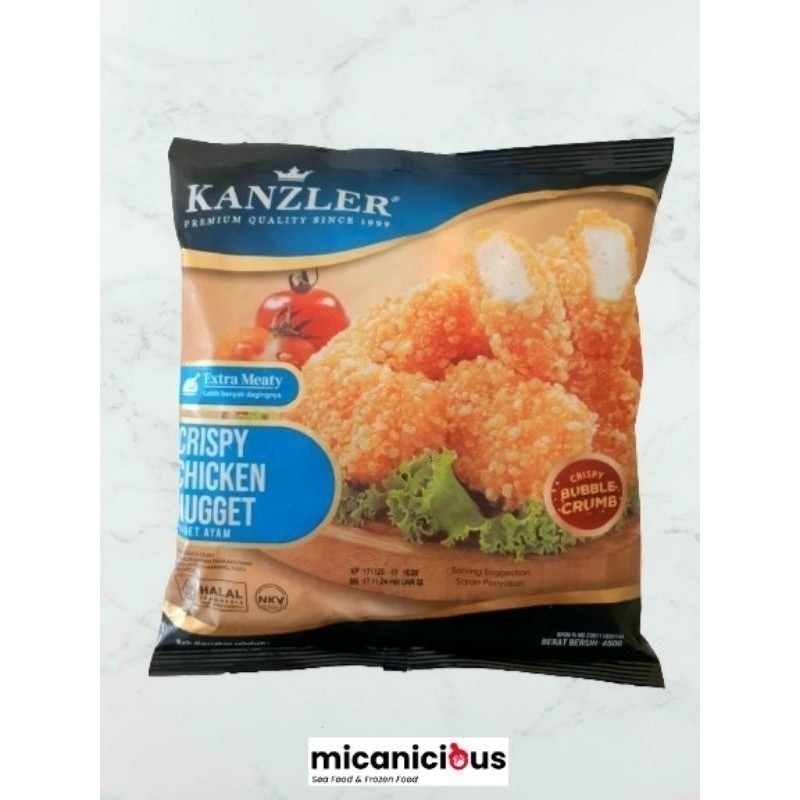 

KANZLER CRISPY CHICKEN NUGGET / NAGET AYAM KRISPI 450gr