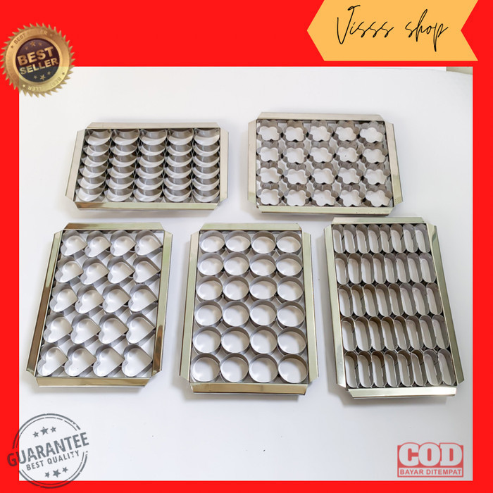 

TERJUAL Cetakan Kue Kering Kastengel Nastar Bahan Stainless Cutter Cookie - sabit