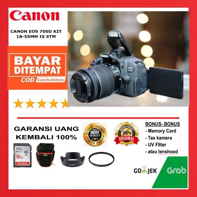 CANON EOS 700D KIT 18-55 MM / KAMERA VLOG