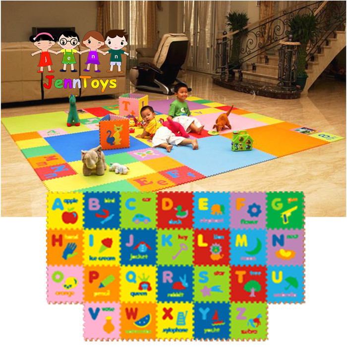 Evamat - Abjad Gambar / Matras / Tikar / Karpet / Puzzle Alas Lantai - ABC GAMBAR