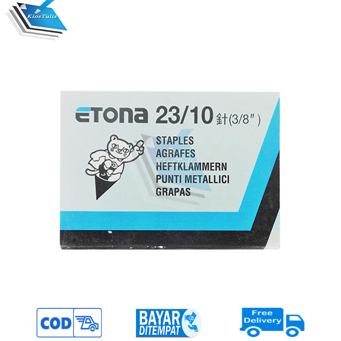 

Etona Isi Refill Staples No. 23/10 / Stapler / Cekrekan / Hekter