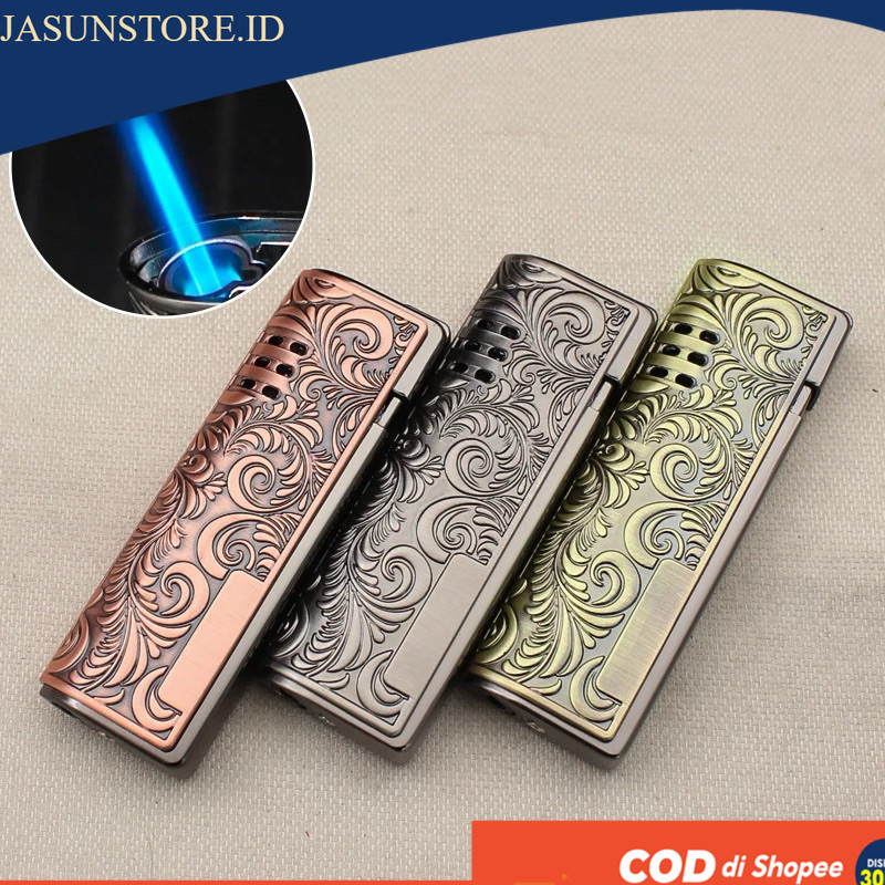 KOREK API LAS MOTIF BATIK BD 412-1  MOTIF BATIK UKIR FULL CASING KOREK API LAS ISI ULANG KOREK UNIK 