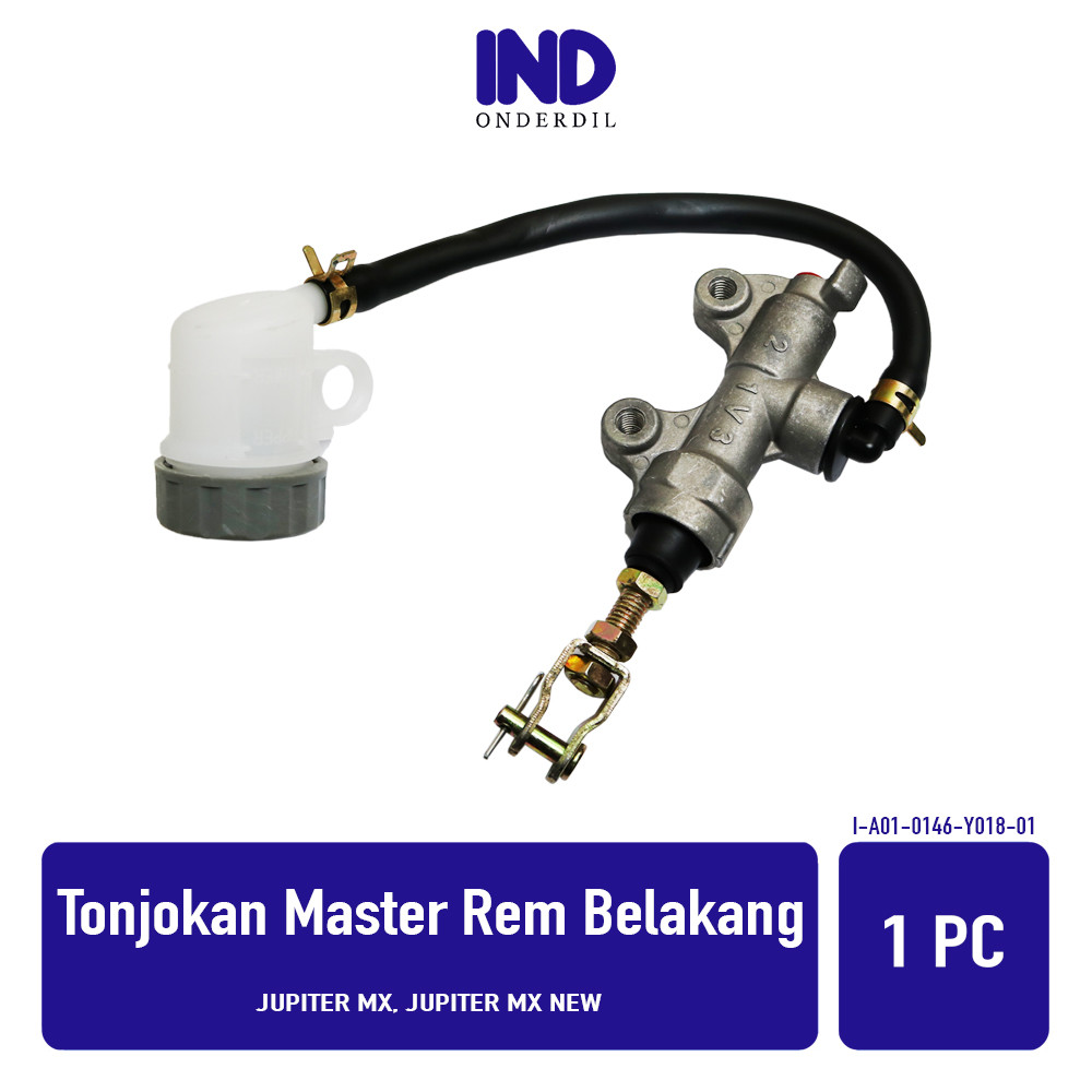 Tonjokan Master Rem Belakang Assy Jupiter MX New Dengan Rumah Minyak Rem Tabung Selang