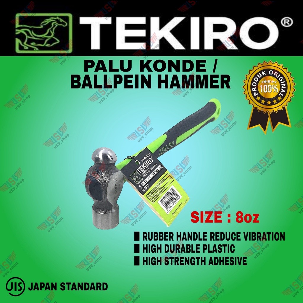 TEKIRO PALU KONDE 8 OZ TEKIRO BALLPEIN HAMMER 80Z / palu konde 8oz Tekiro