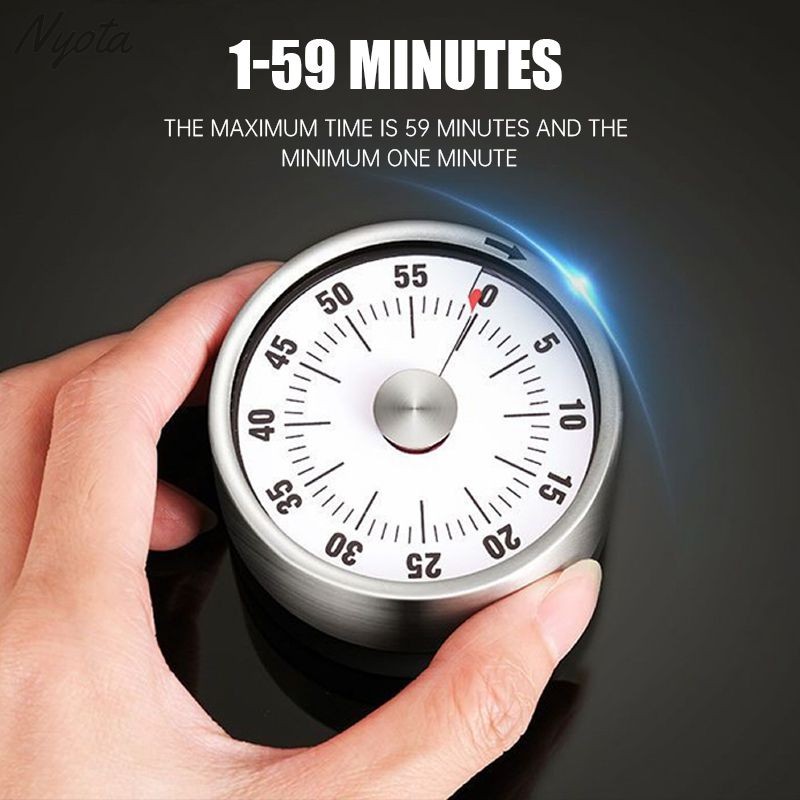 Timer Dapur Magnet Digital Manual Putar Mechanical Timer Timer Alarm Masak Timer Baking Pengelola