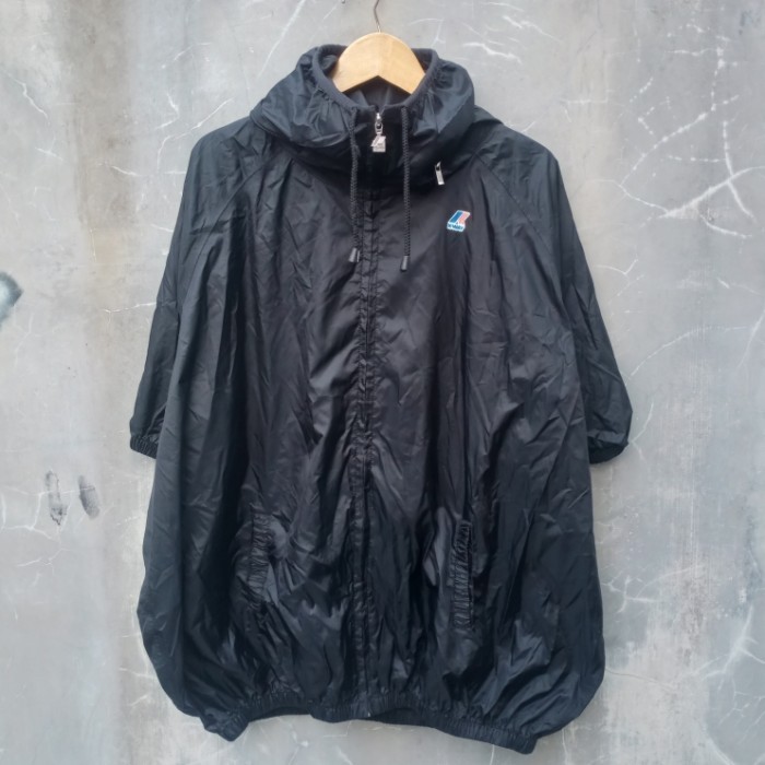 jaket kway outdoor raincoat over size second