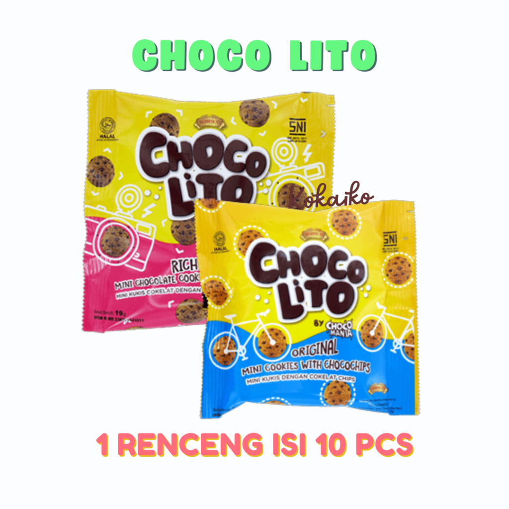 

Choco Lito 15 gram 1 Renceng isi 10 pcs