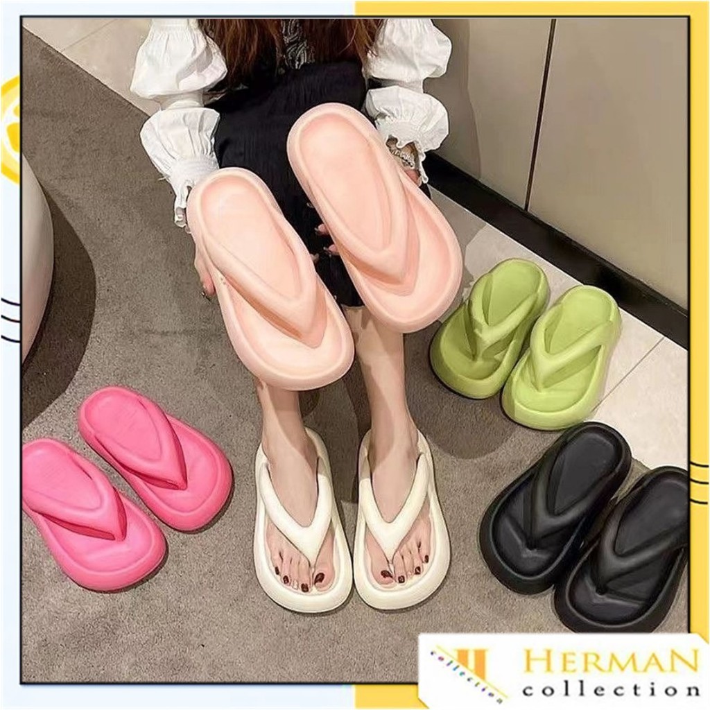 HC Sandal Jepit Wanita 6998 Sandal Japit Nyaman Ringan Sendal Jepit Cewek Empuk Kekinian Sendal Ruma