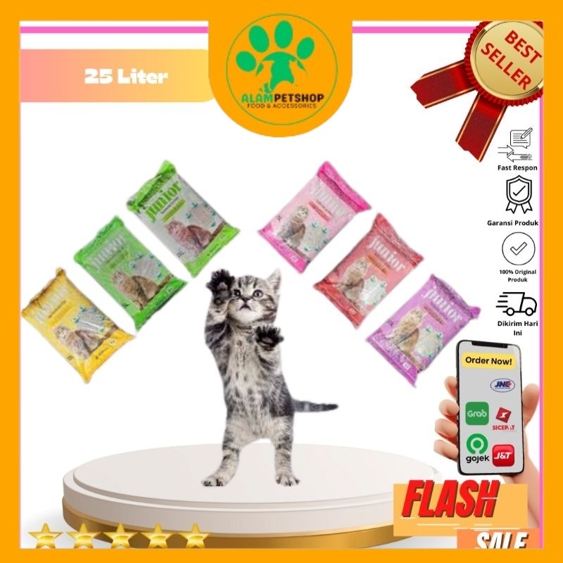 Pasir Kucing Junior 25lt|C. PASIR 25LT