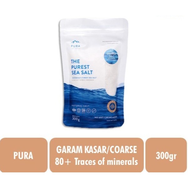 

Pura Garam Laut Alami Murni / Pure Natural Sea Salt 300gr - Coarse / Kasar