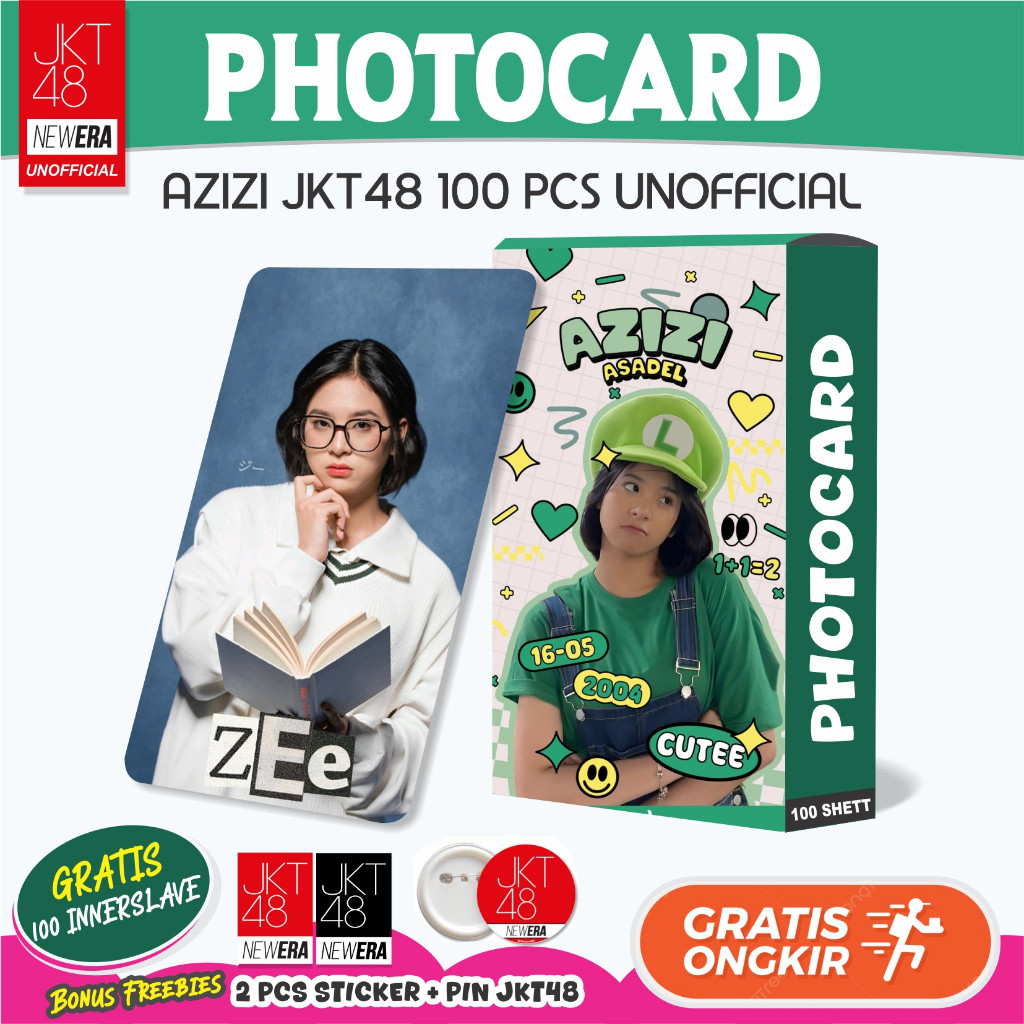 Photocard Zee JKT48 100 Pcs FOTO CARD Bonus Innersleeve JKT48 COD | PC JKT48