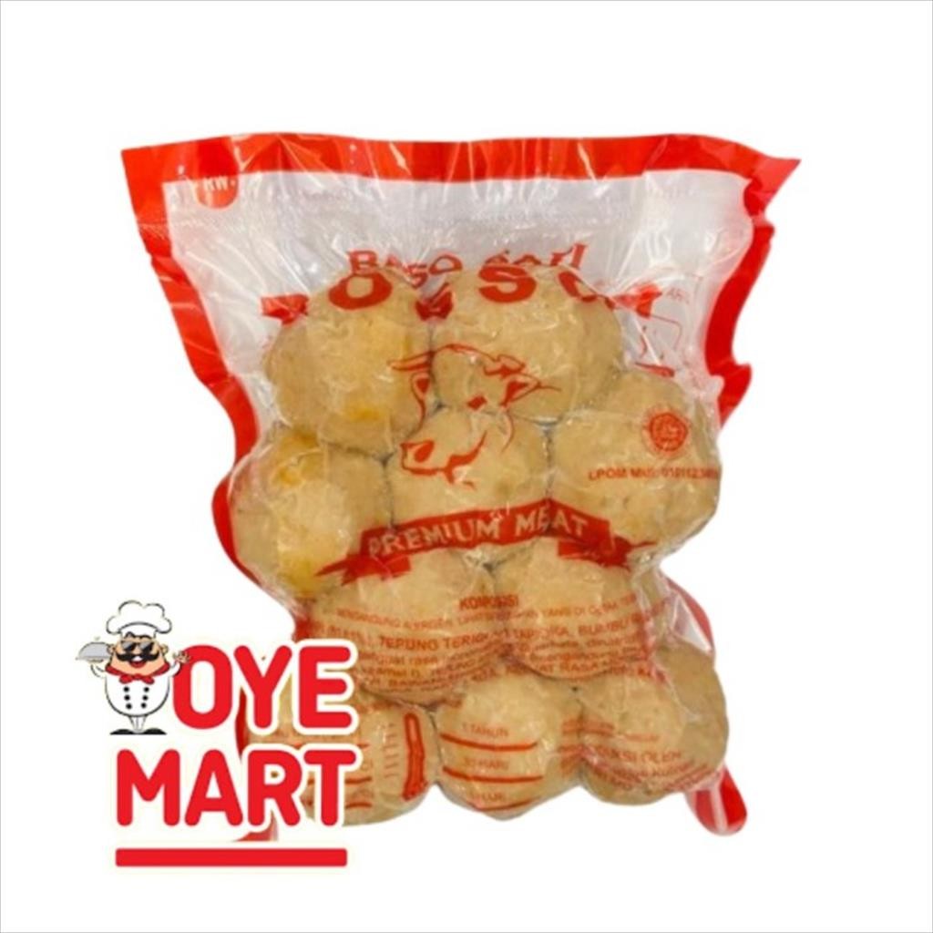 

BOSSCA BAKSO DAGING ISI RAWIT 500GR ISI 10 / BAKSO DAGING SAPI ISI RAWIT