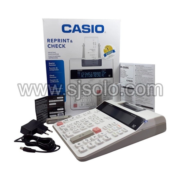 

Kalkulator Casio Portable Printing Calculator Casio FR 2650 RC Origin